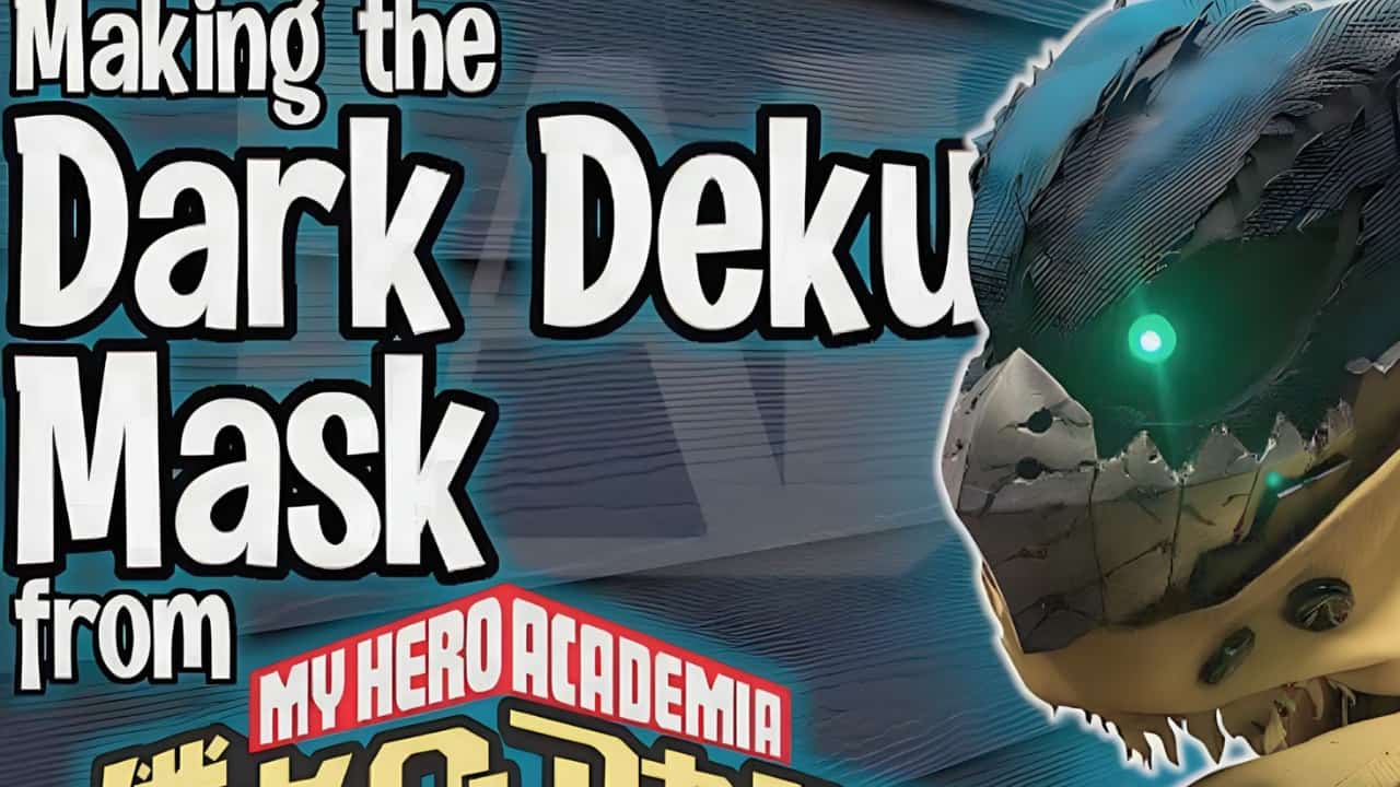 dark deku mask tutorial by anatomic cosplay