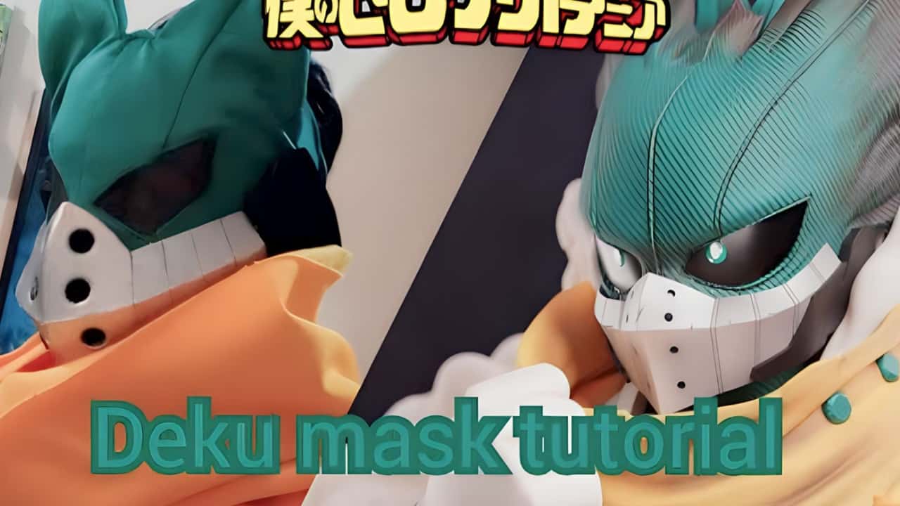 Vigilante Deku mask tutorial by onixcris